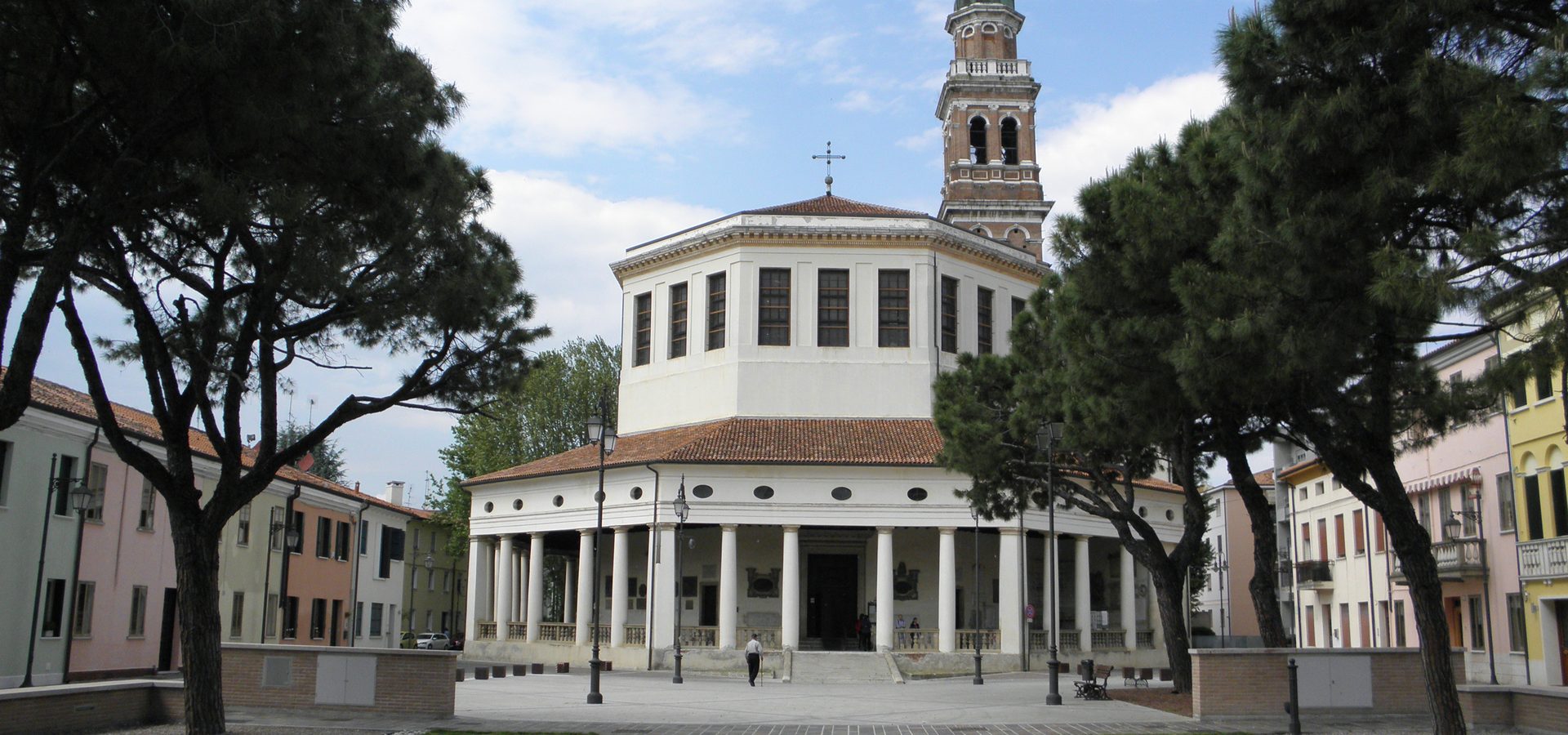 Vista panoramica della città di Rovigo, sede della Diocesi di Adria-Rovigo